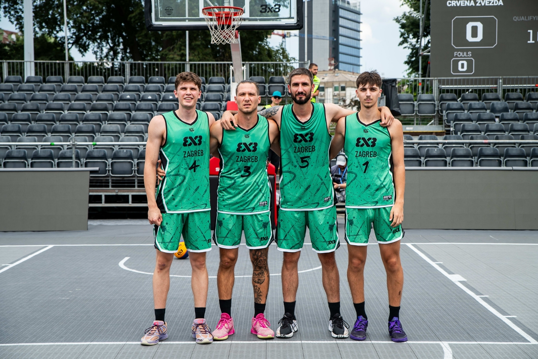 Ekipa Nituia na FIBA 3x3 Novi Sad Challengeru